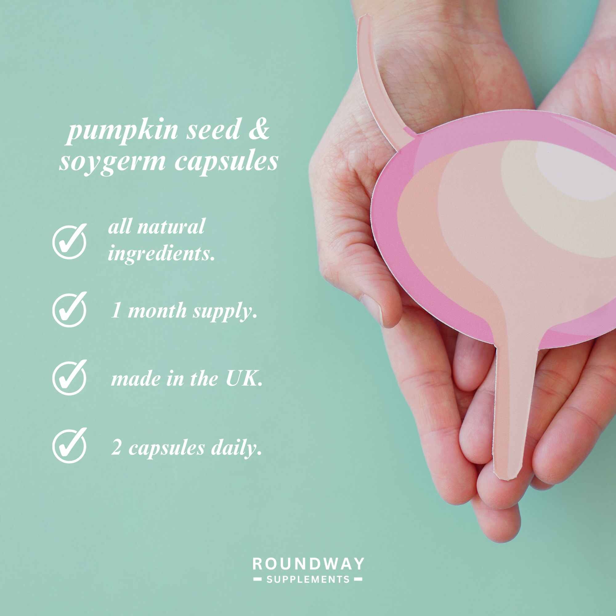 Pumpkin Seed & Soy Germ Capsules 60s
