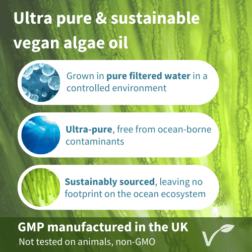 Pure & Essential Concentrated Vegan Omega-3 & Astaxanthin 60s