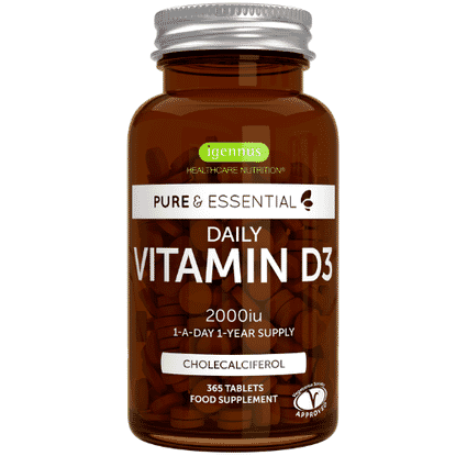 Pure & Essential Daily Vitamin D3 2000iu 365s