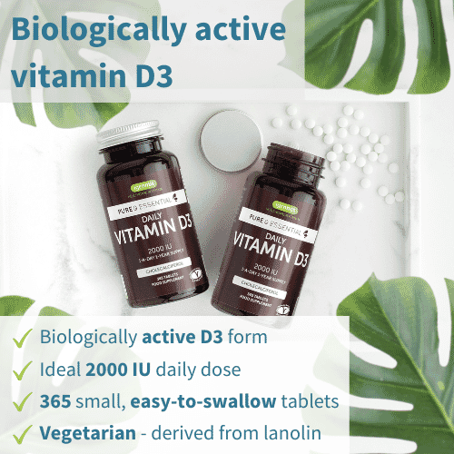 Pure & Essential Daily Vitamin D3 2000iu 365s
