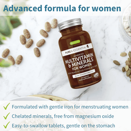 Pure & Essential Multivitamin & Minerals For Women 60s