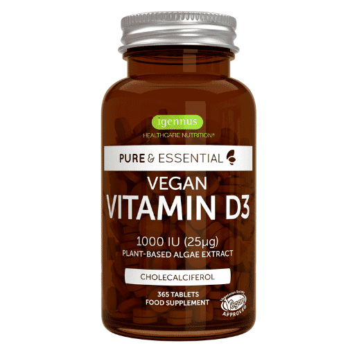 Pure & Essential Vegan Vitamin D3 1000 IU 365s