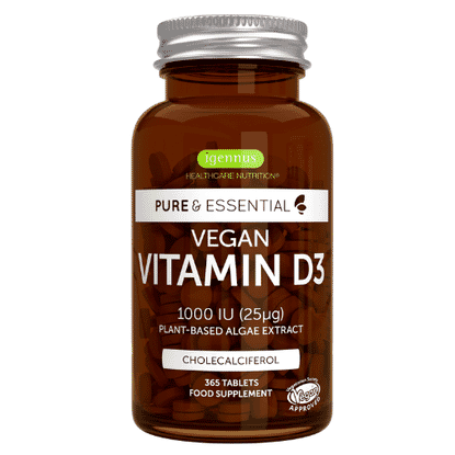 Pure & Essential Vegan Vitamin D3 1000 IU 365s