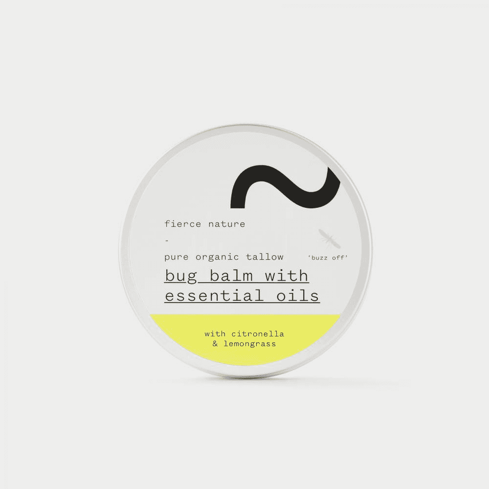 Pure Organic Tallow Bug Balm with Essential Oils 100g