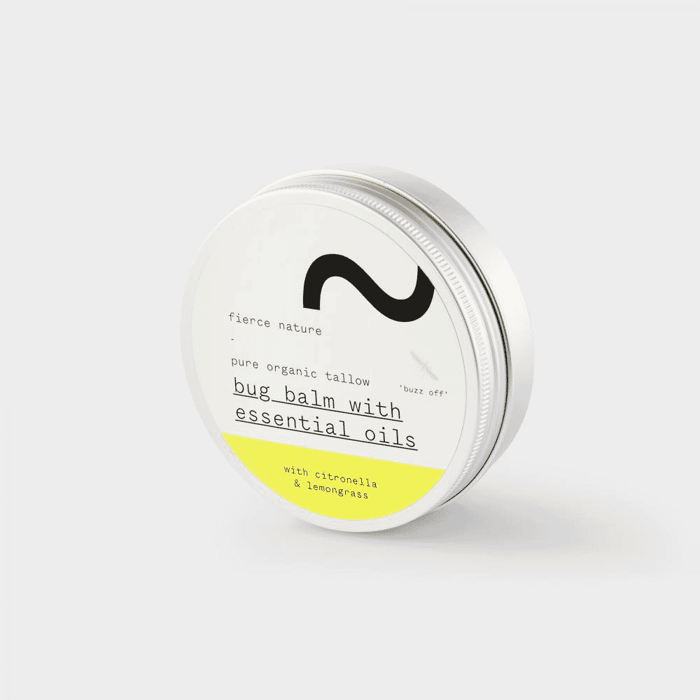 Pure Organic Tallow Bug Balm with Essential Oils 100g