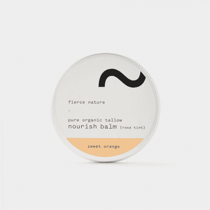 Pure Organic Tallow Nourish Balm {Rose Tint} Sweet Orange 100g