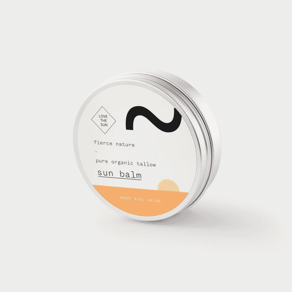 Pure Organic Tallow  Sun Balm with Zinc Oxide 100g