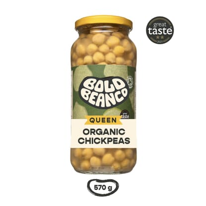 Queen Organic Chickpeas 570g