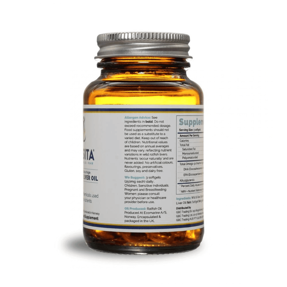 Ratfish Liver Oil Softgels 90s