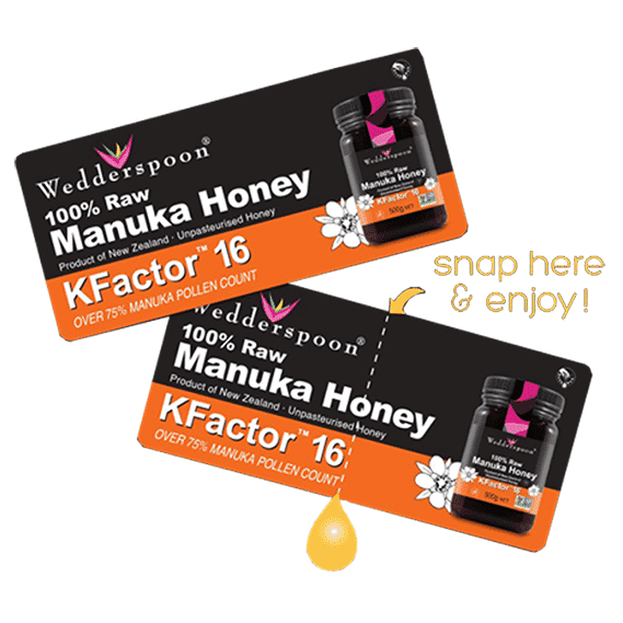 Raw Monofloral Manuka Honey On The Go  K Factor 16  24s