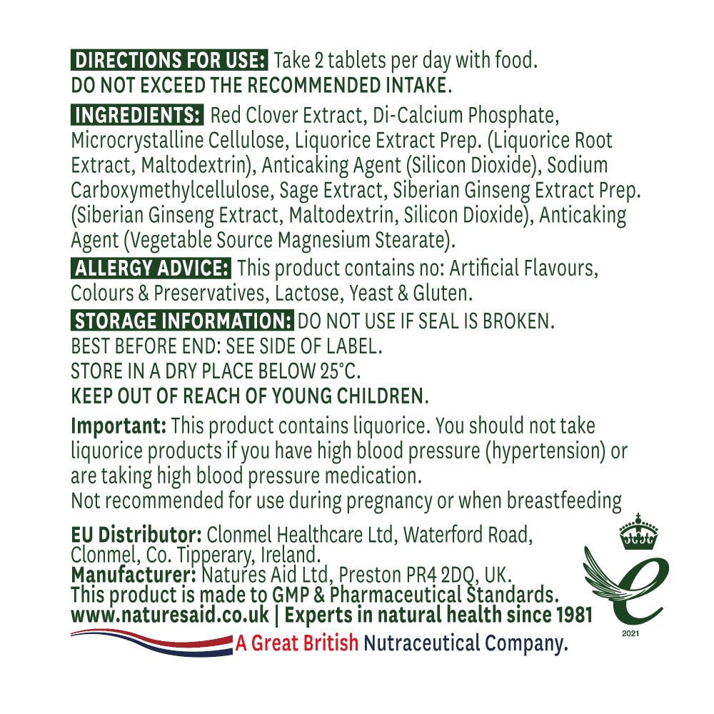 Red Clover Complex (Synergistic Formula) 60s