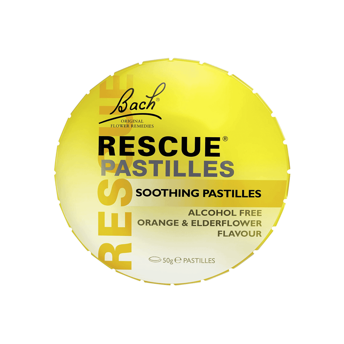 Rescue Pastilles Orange & Elderflower 50g