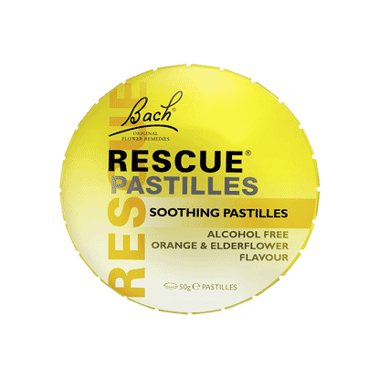 Rescue Pastilles Orange & Elderflower 50g