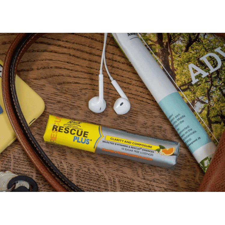 Rescue Plus Vitamins Lozenge Orange and Elderflower Flavour 10s