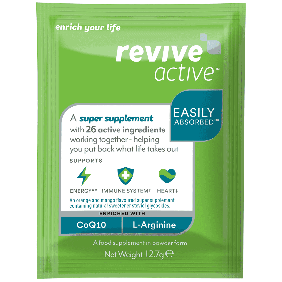 Revive Active Orange & Mango Flavour 7 Sachets