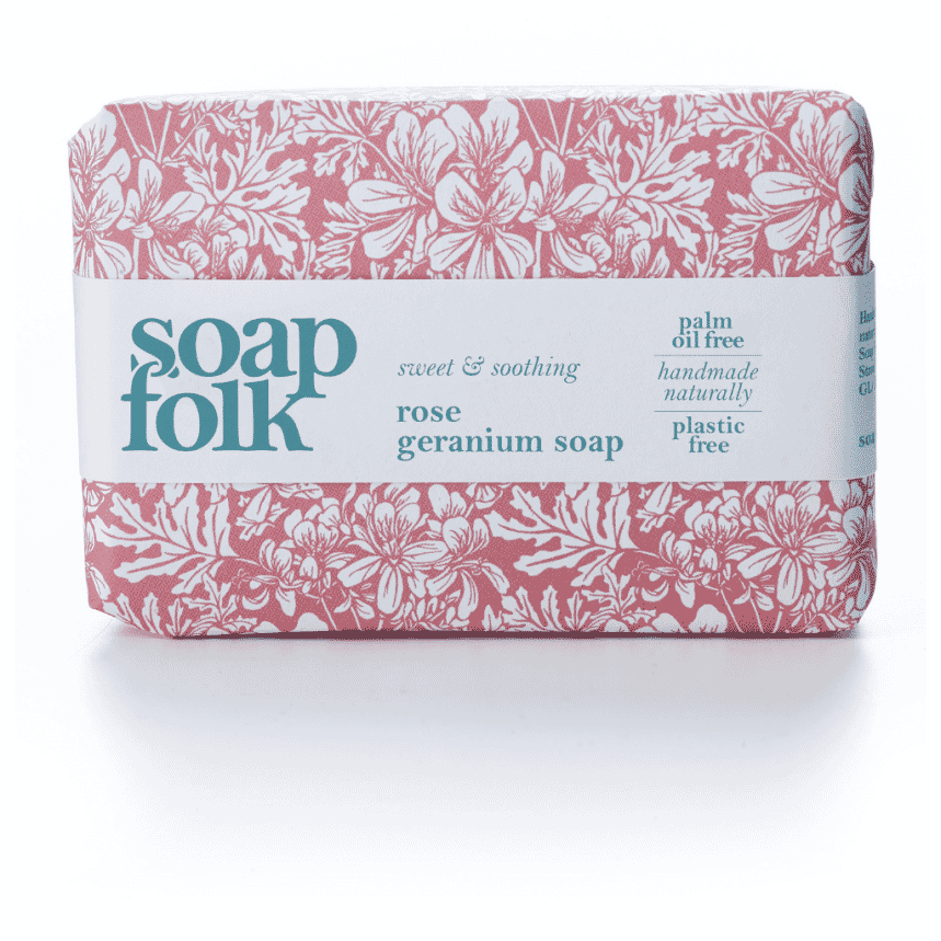 Rose Geranium Soap 105g