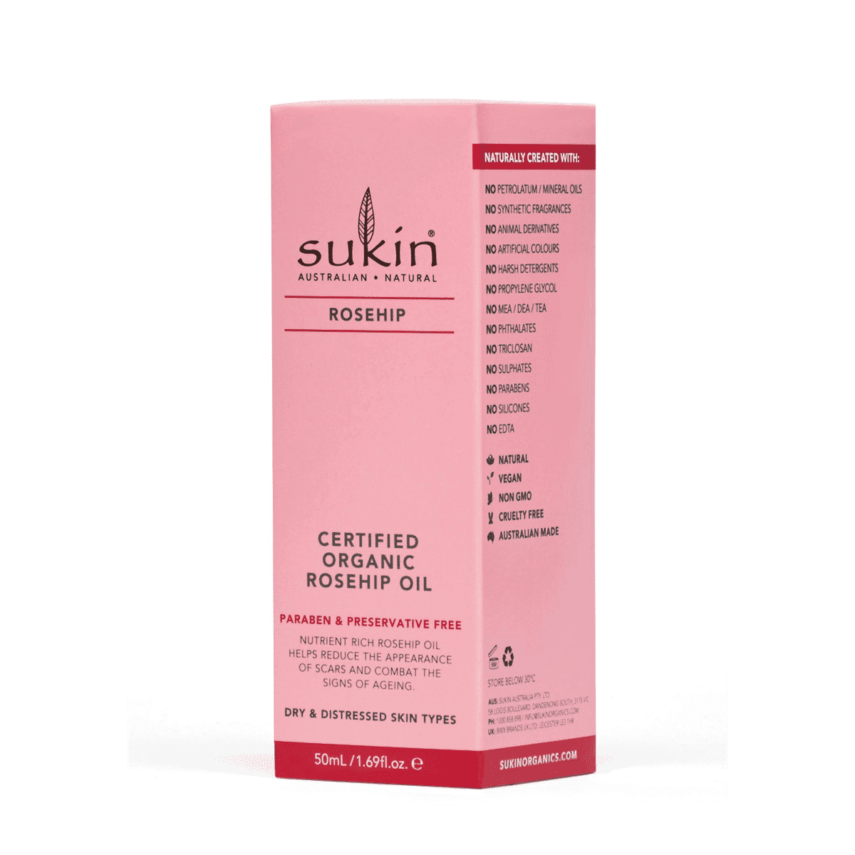 RoseHip Certified Organic Rosehip Oil 50ml