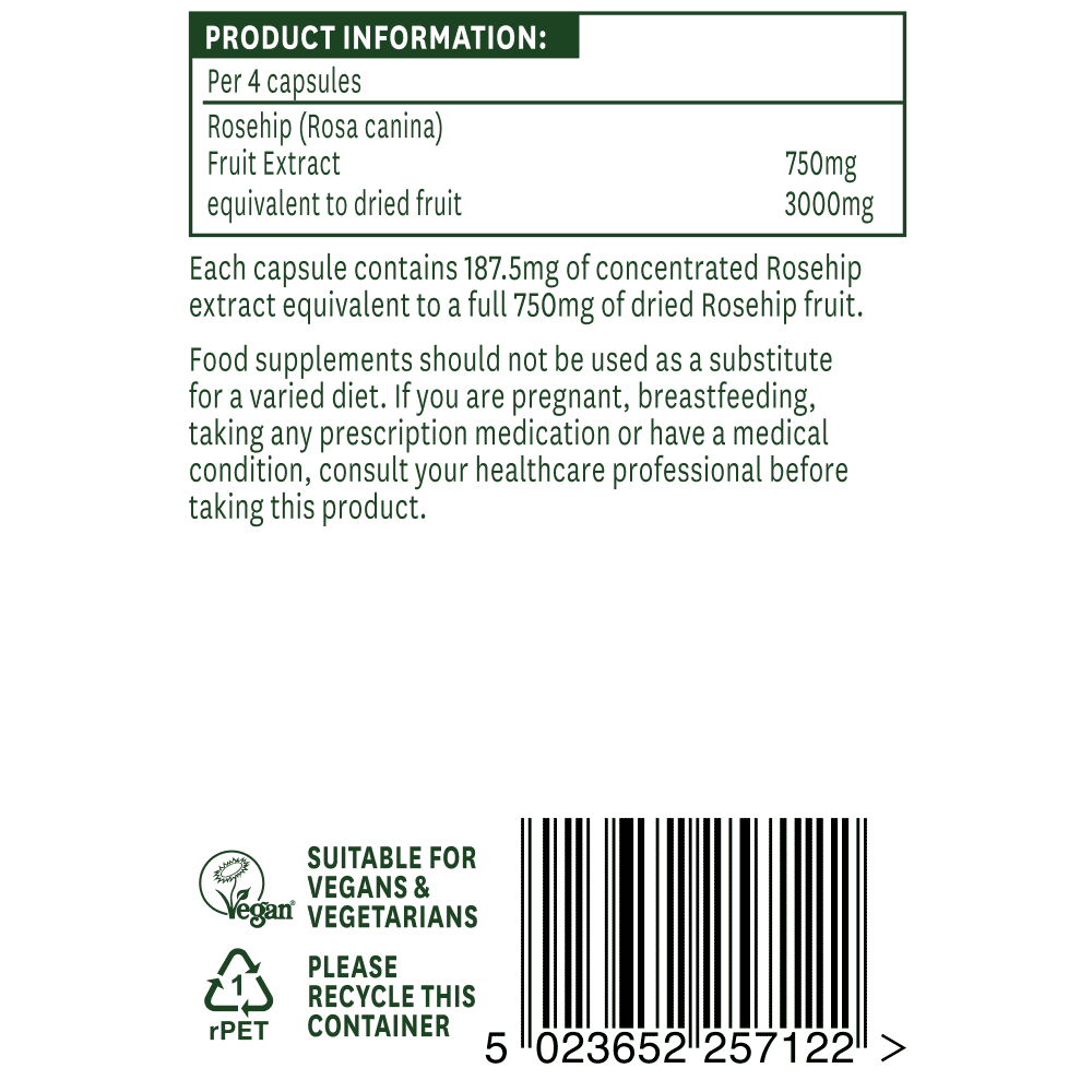 Rosehip (Concentrated Extract) 120s