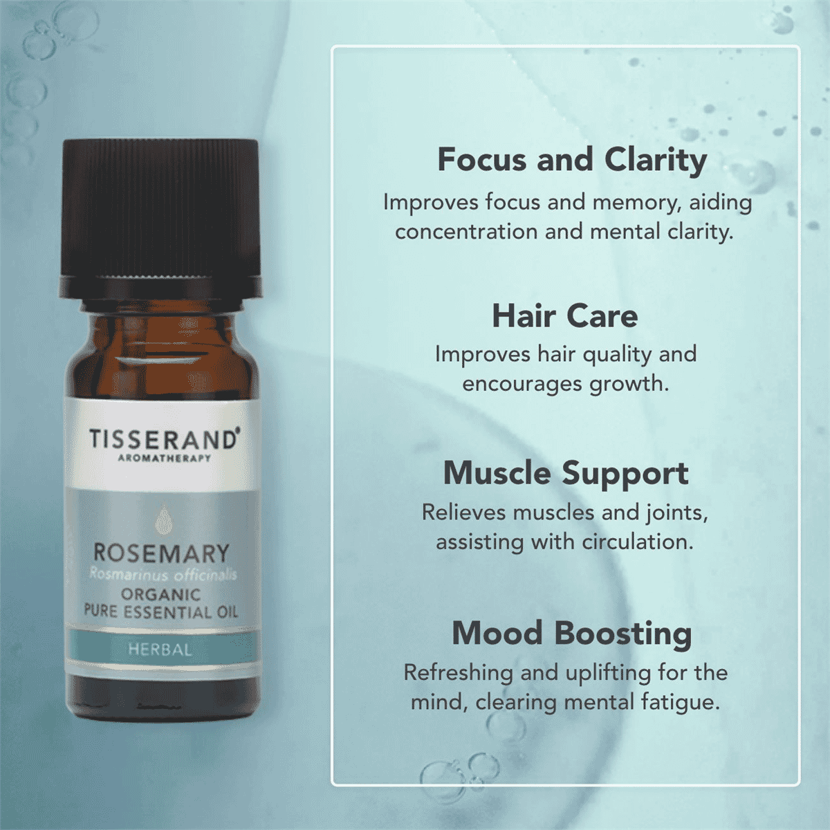Rosemary Organic Pure Essential Oil 9ml