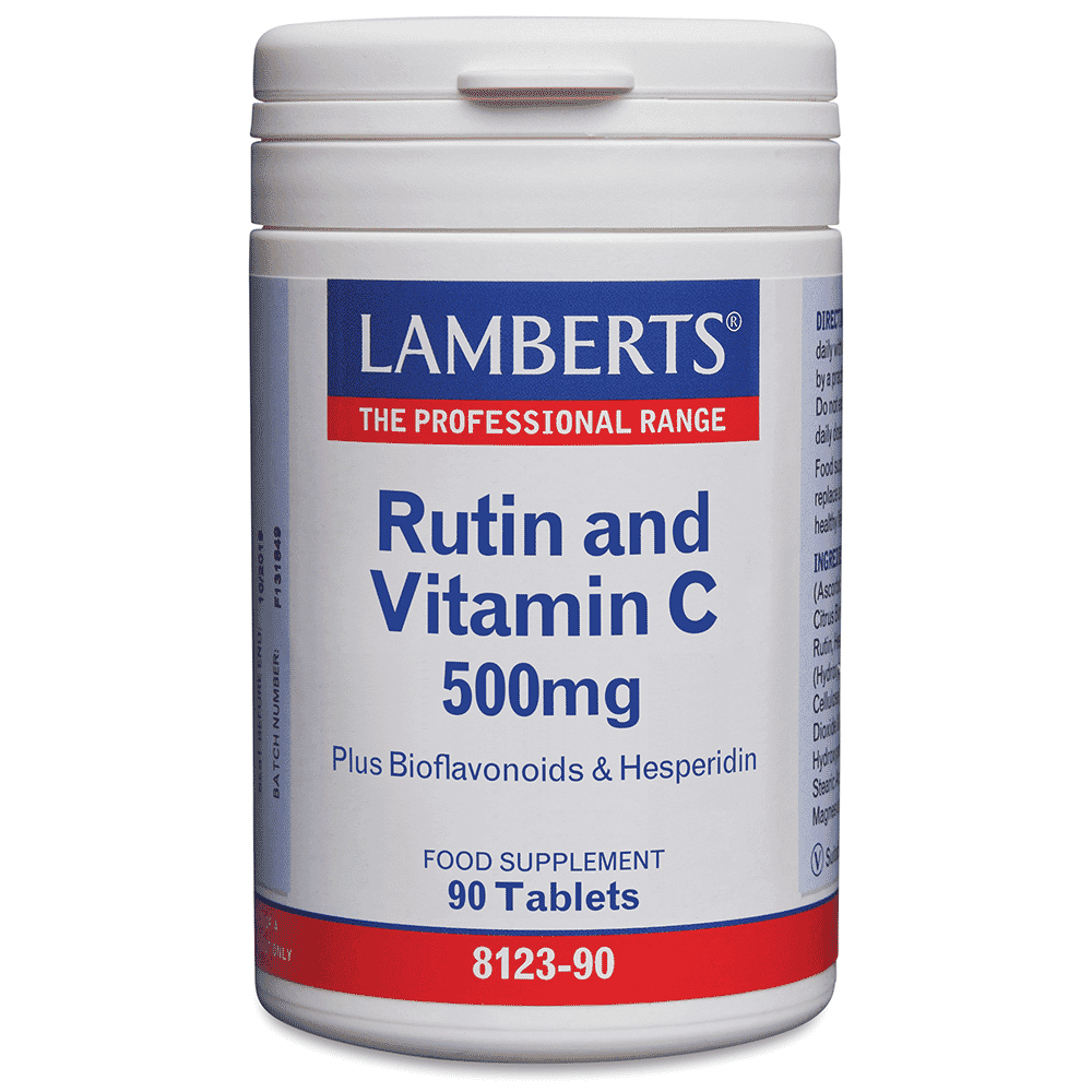 Rutin and Vitamin C 500mg 90s