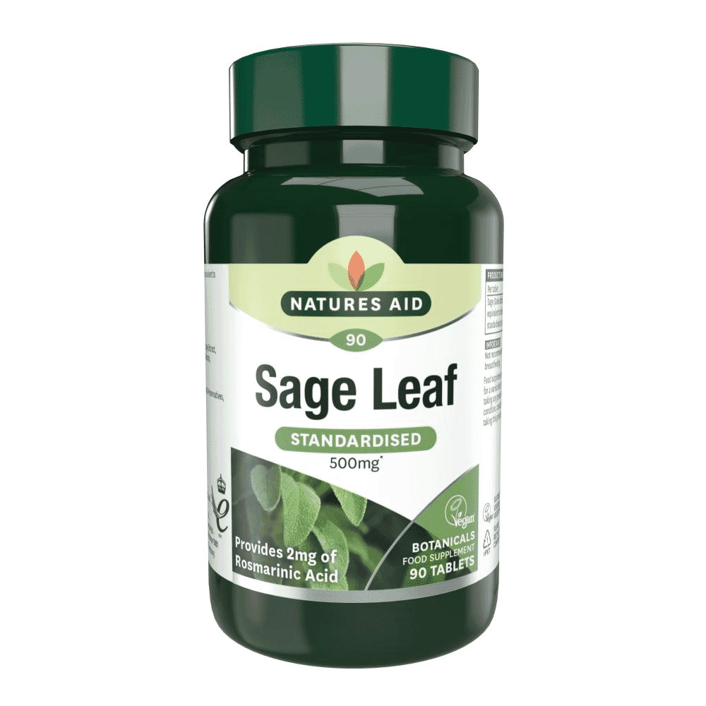 Sage Leaf (Standardised) 500mg 90s