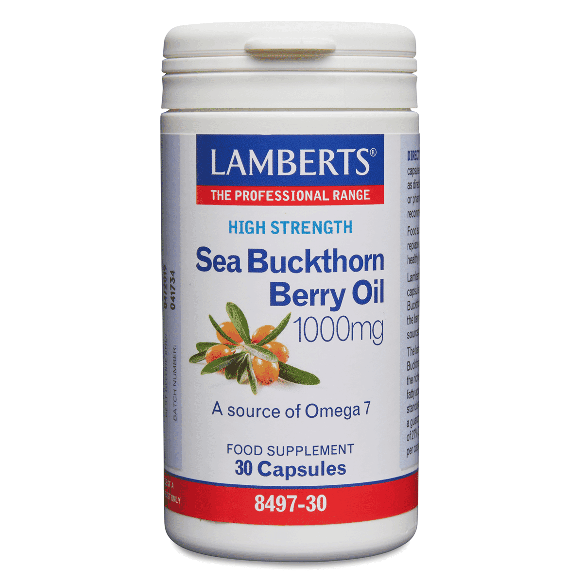 Sea Buckthorn Berry Oil 1000mg 30s