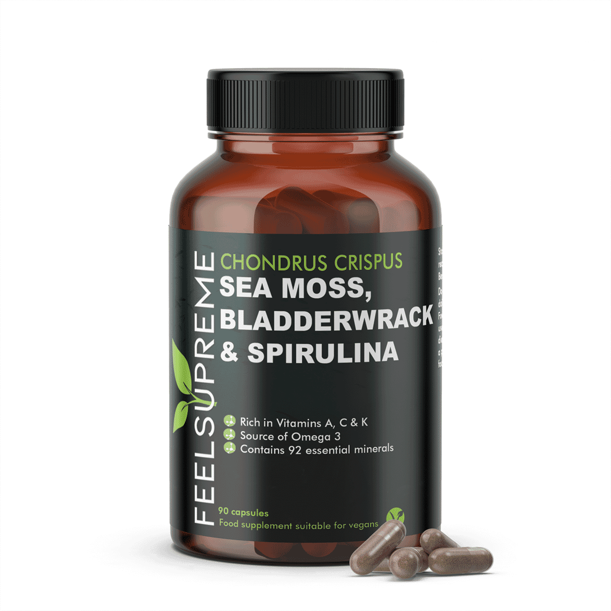 Sea Moss, Bladderwrack & Spirulina 90s