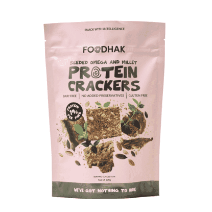 Seeded Omega and Millet Protein Crackers 100g