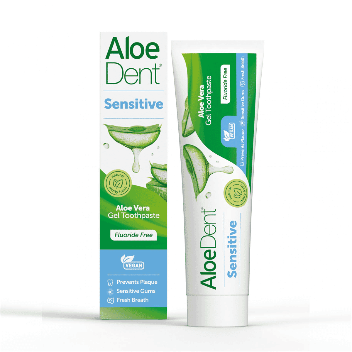 Sensitive Aloe Vera Gel Toothpaste Fluoride Free 100ml