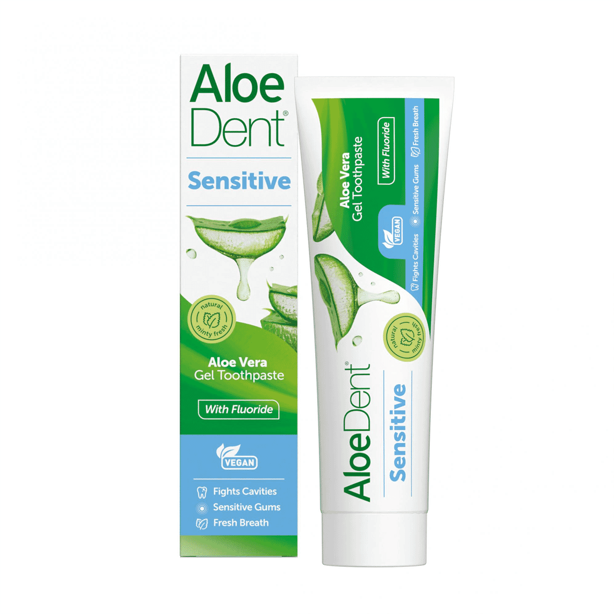 Sensitive Aloe Vera Gel Toothpaste With Fluoride 100ml