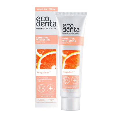 Sensitive Whitening Toothpaste with Omyadent Fluoride Free 100ml