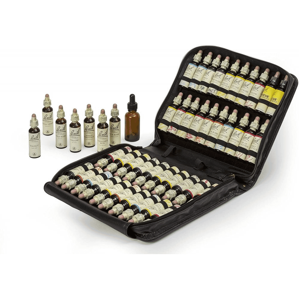 Set of  Original Bach Flower Remedies 38 x 20ml in Wallet Leather