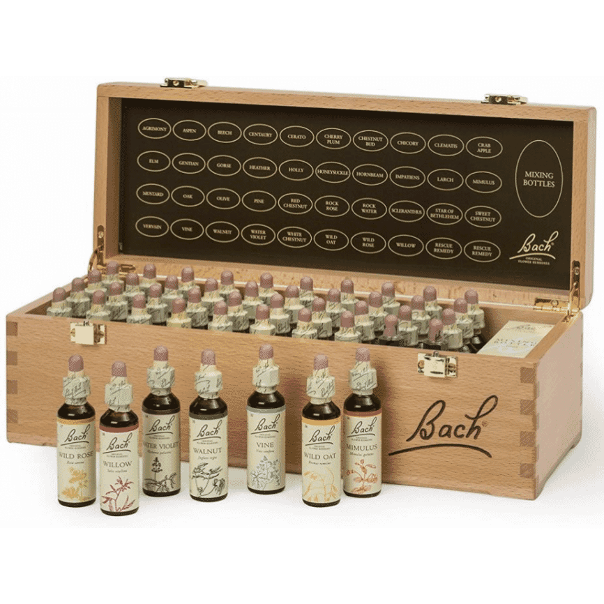 Set of Original Bach Flower Remedies 38 x 20ml in Wooden Box