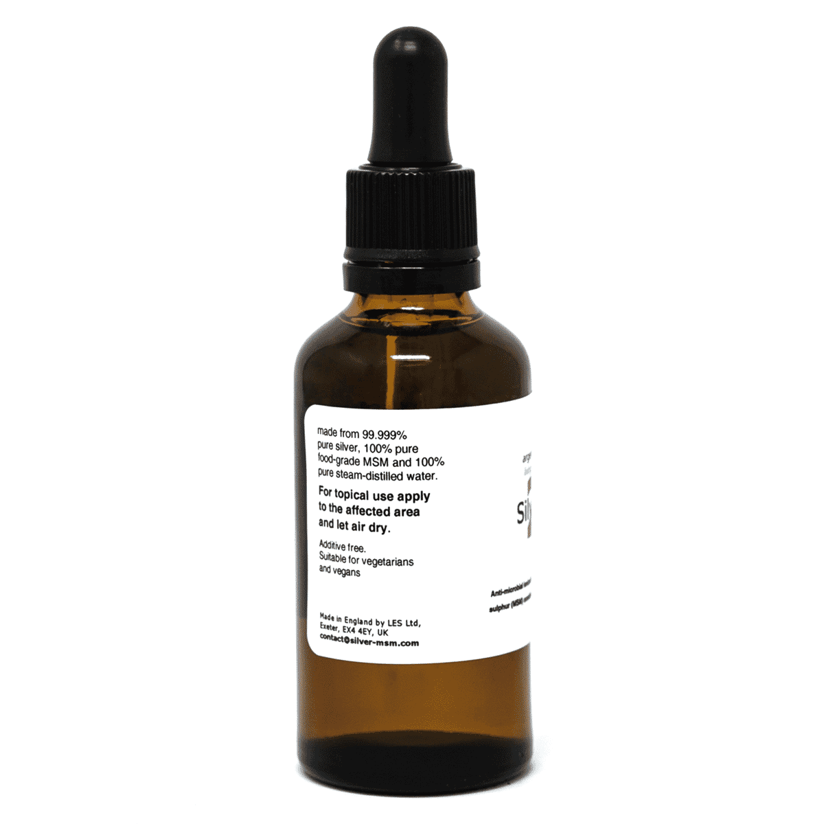Silver-MSM 25ppm (Liquid) 50ml Dropper