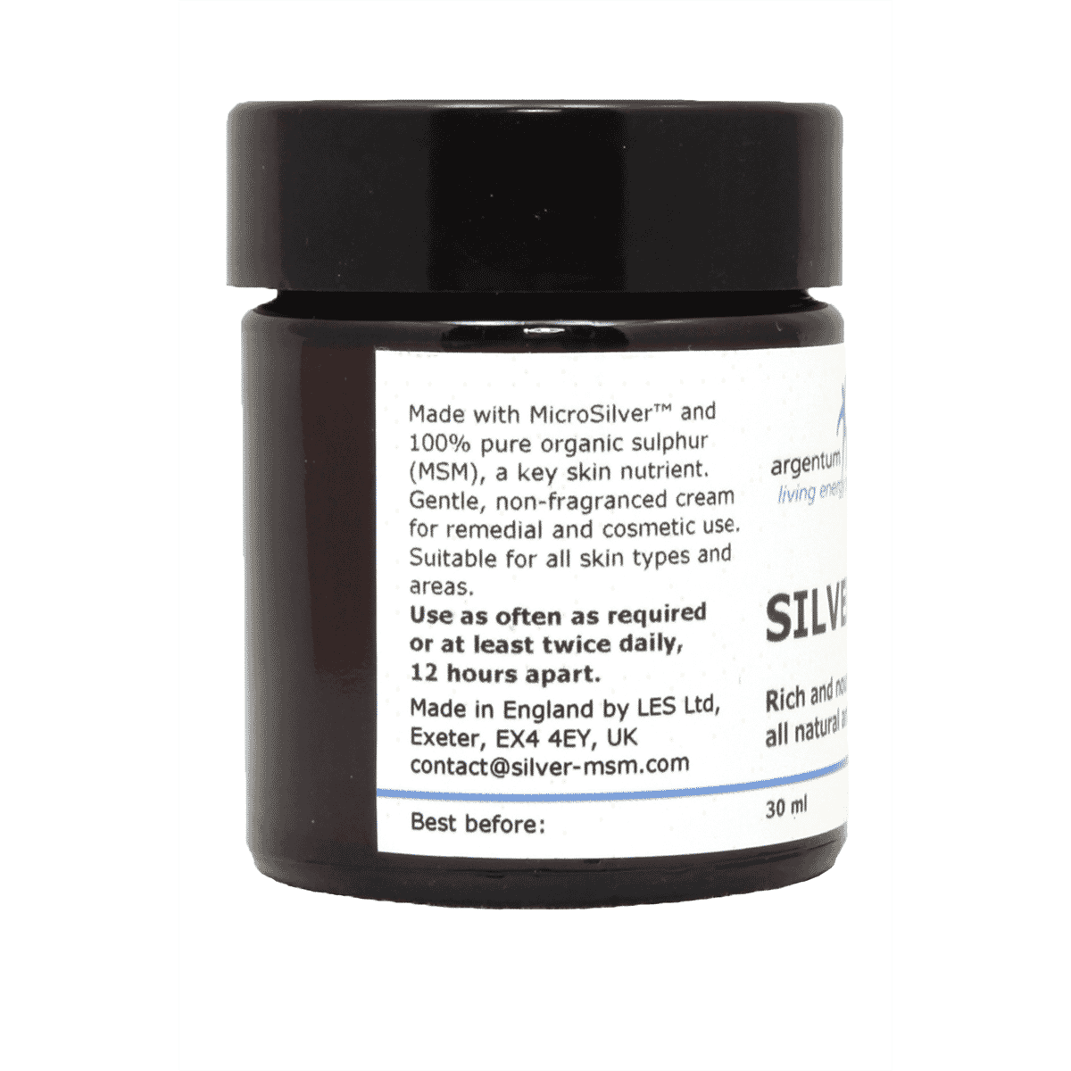 Silver-MSM Cream 30ml