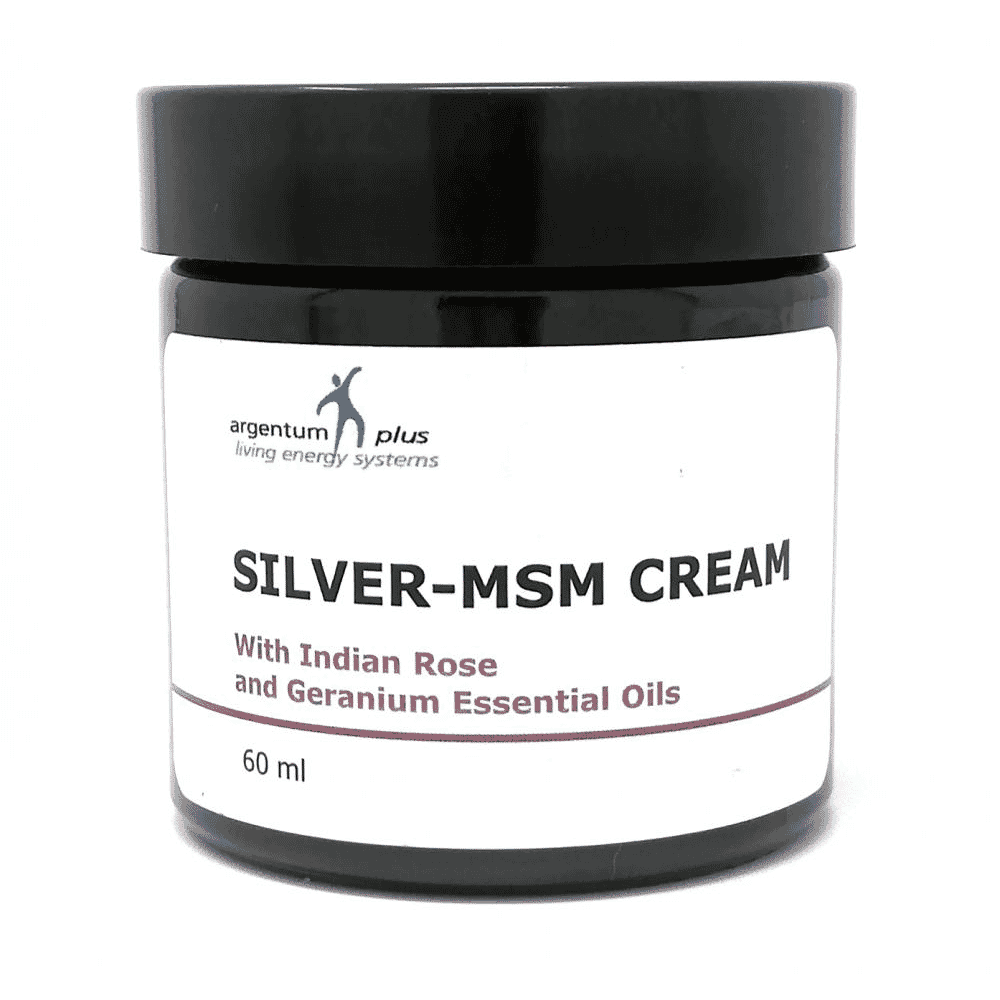 Silver-MSM Cream with Indian Rose and Geranium 60ml