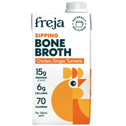 Sipping Bone Broth Chicken, Ginger, Turmeric 500ml