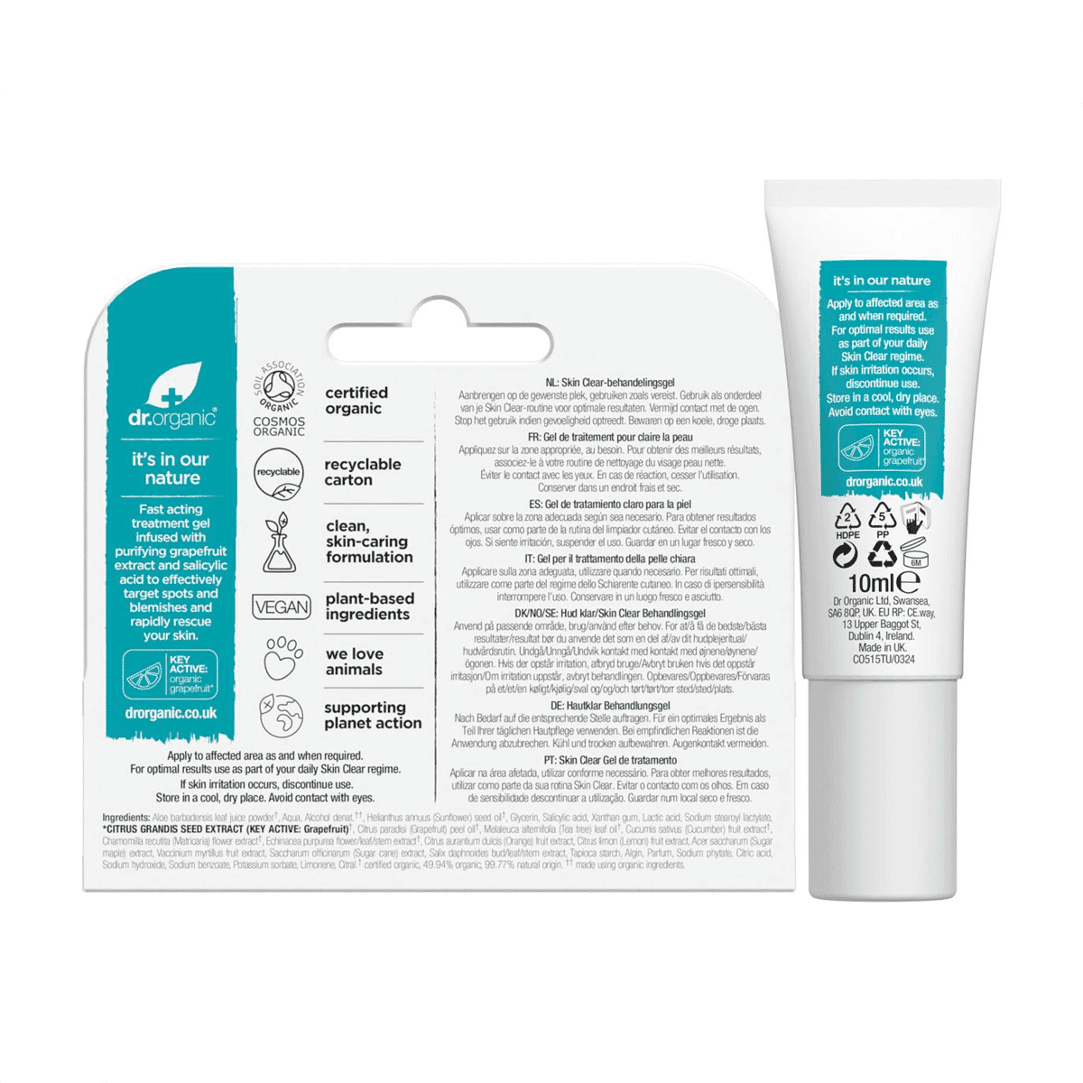 Skin Clear Treatment Gel with Grapefruit & Salicylic Acid 10ml