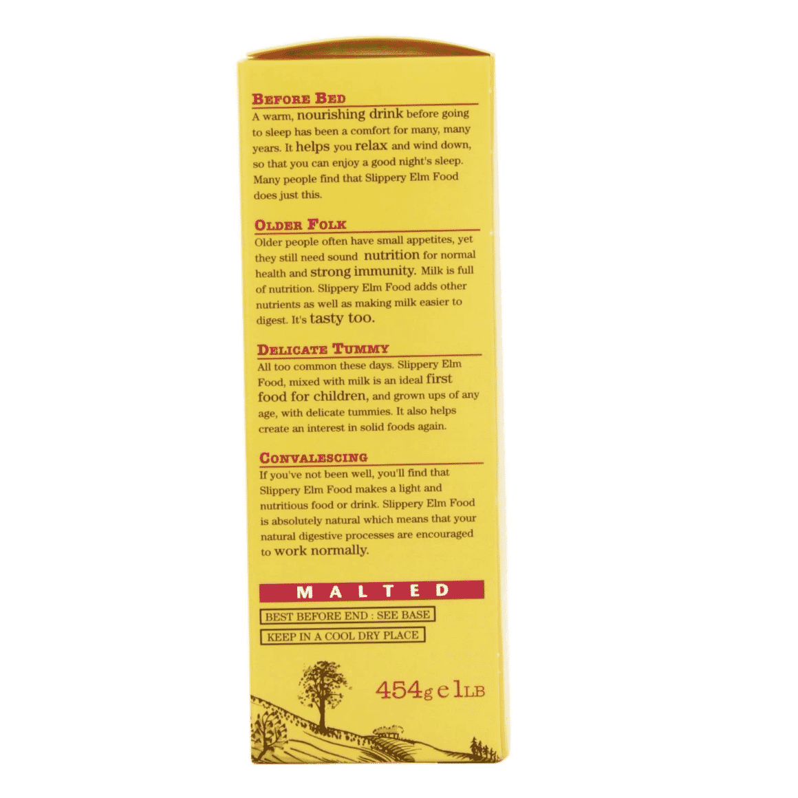Slippery Elm Food Malted 454g