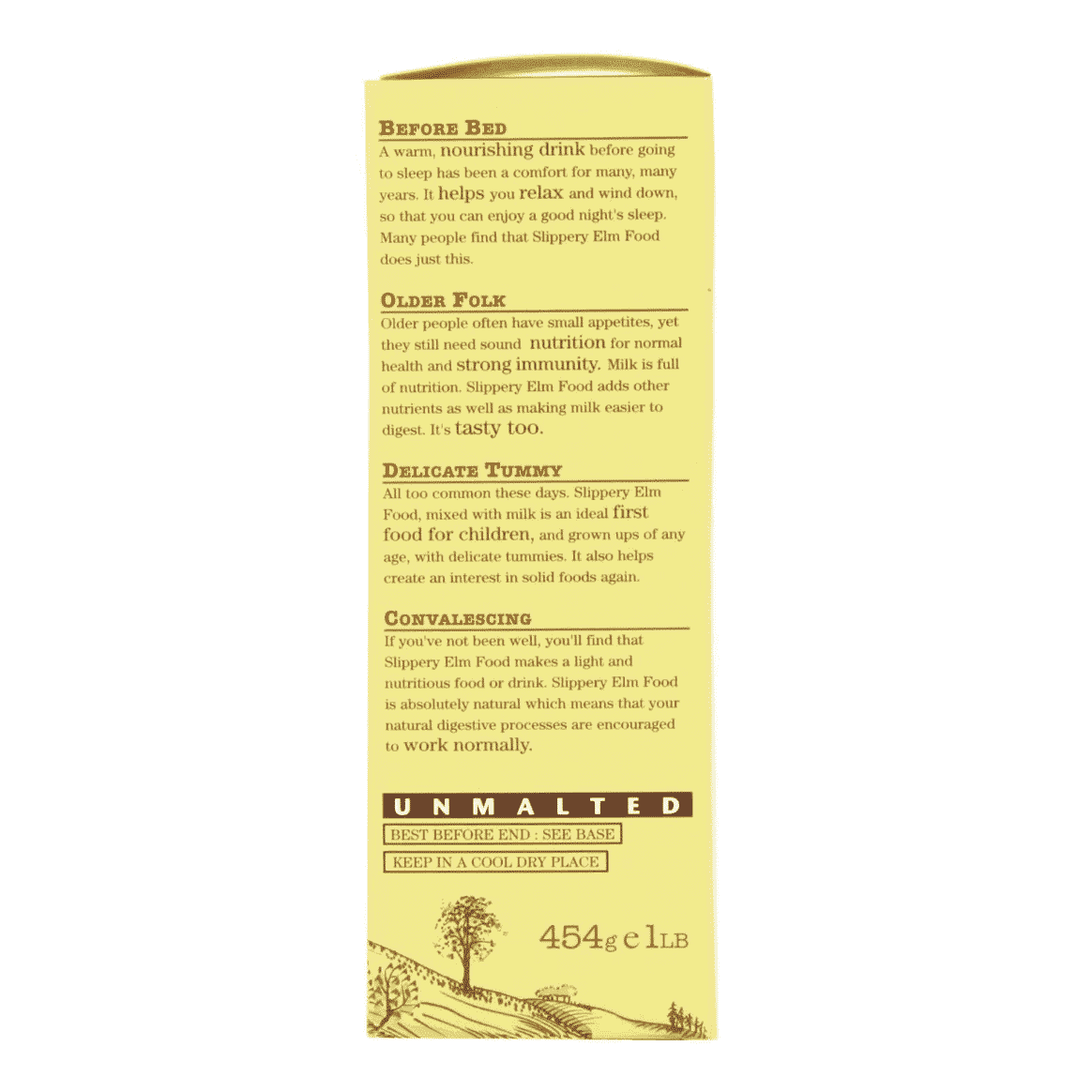 Slippery Elm Food Unmalted 454g