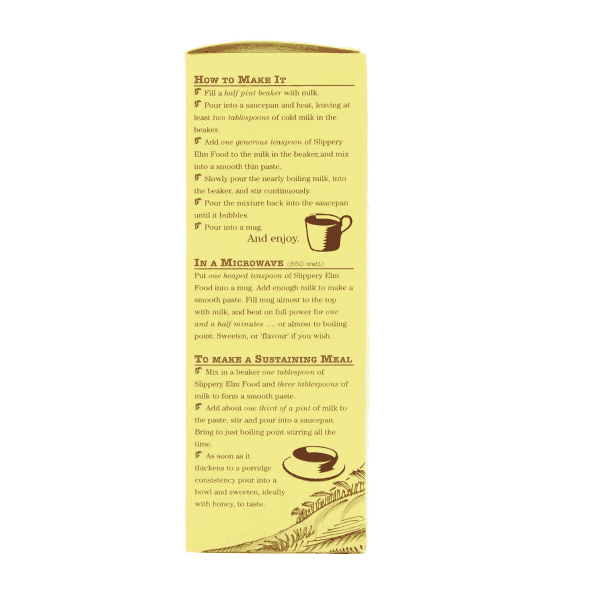 Slippery Elm Food Unmalted 454g