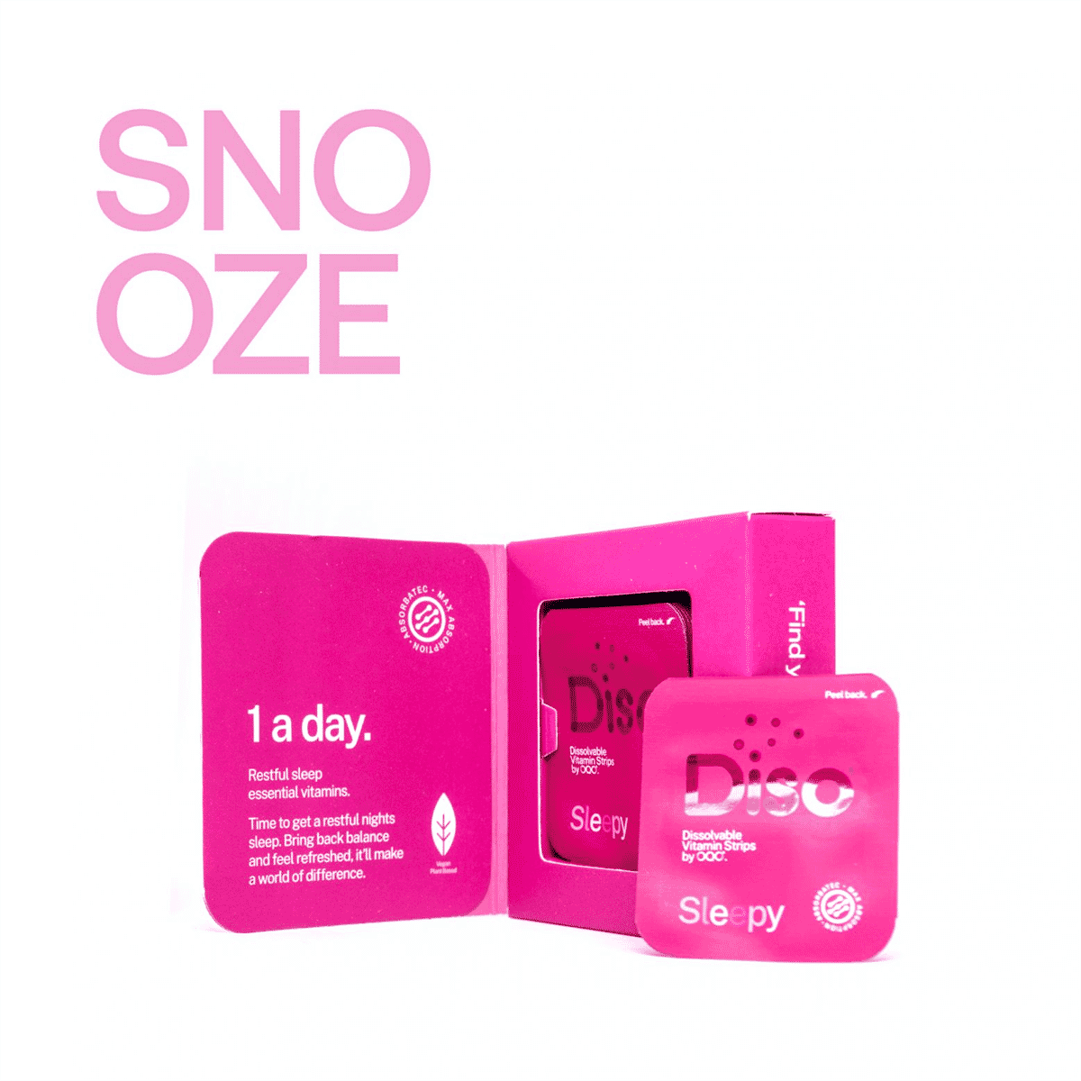 Snooze Dissolvable Vitamin Strips 30s