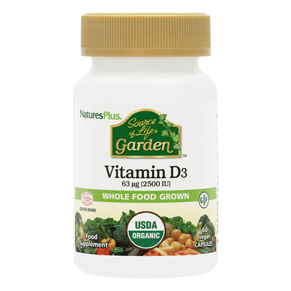 Source of Life Garden Vitamin D3 63ug (2500iu) 60s