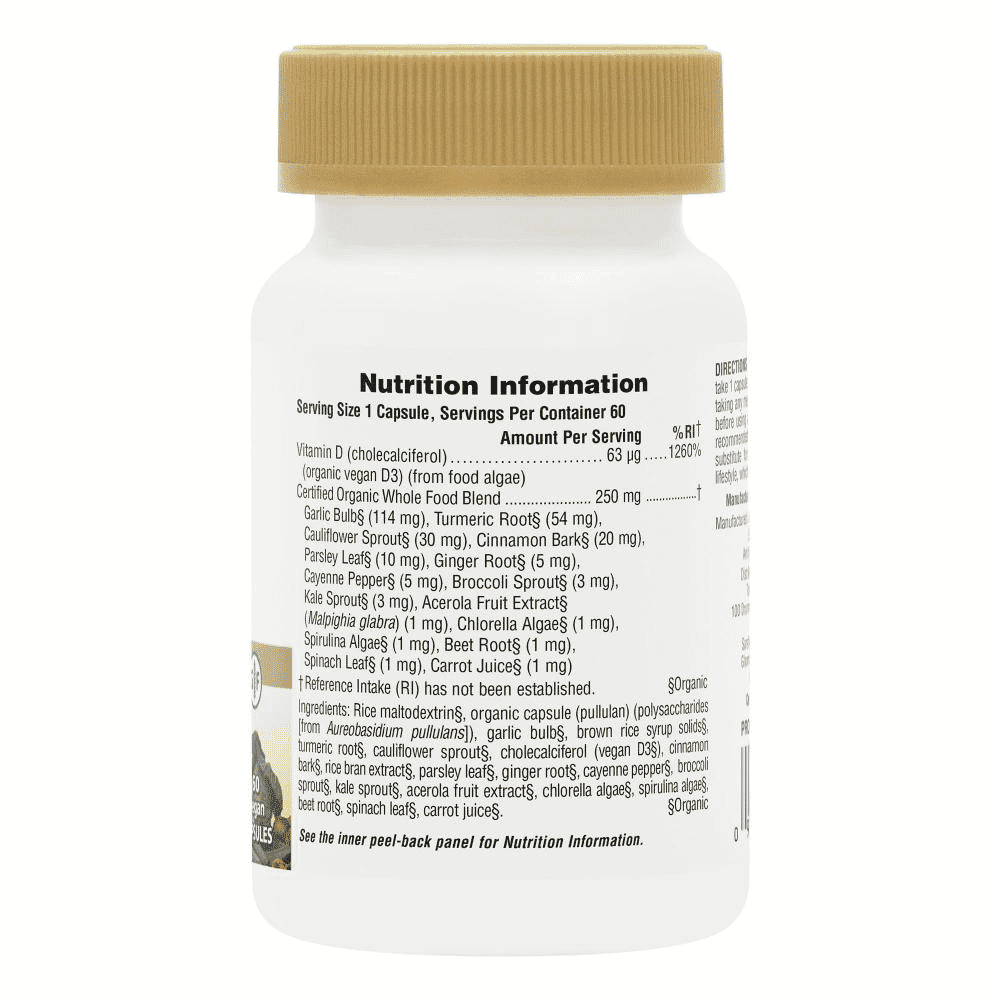 Source of Life Garden Vitamin D3 63ug (2500iu) 60s