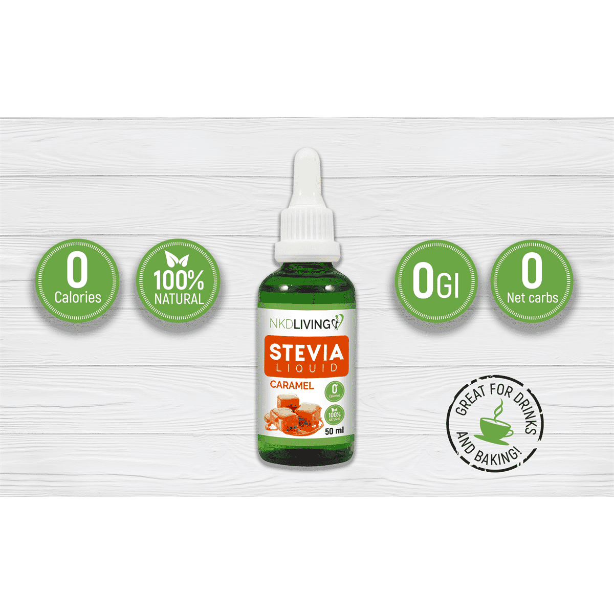 Stevia Liquid Caramel 50ml