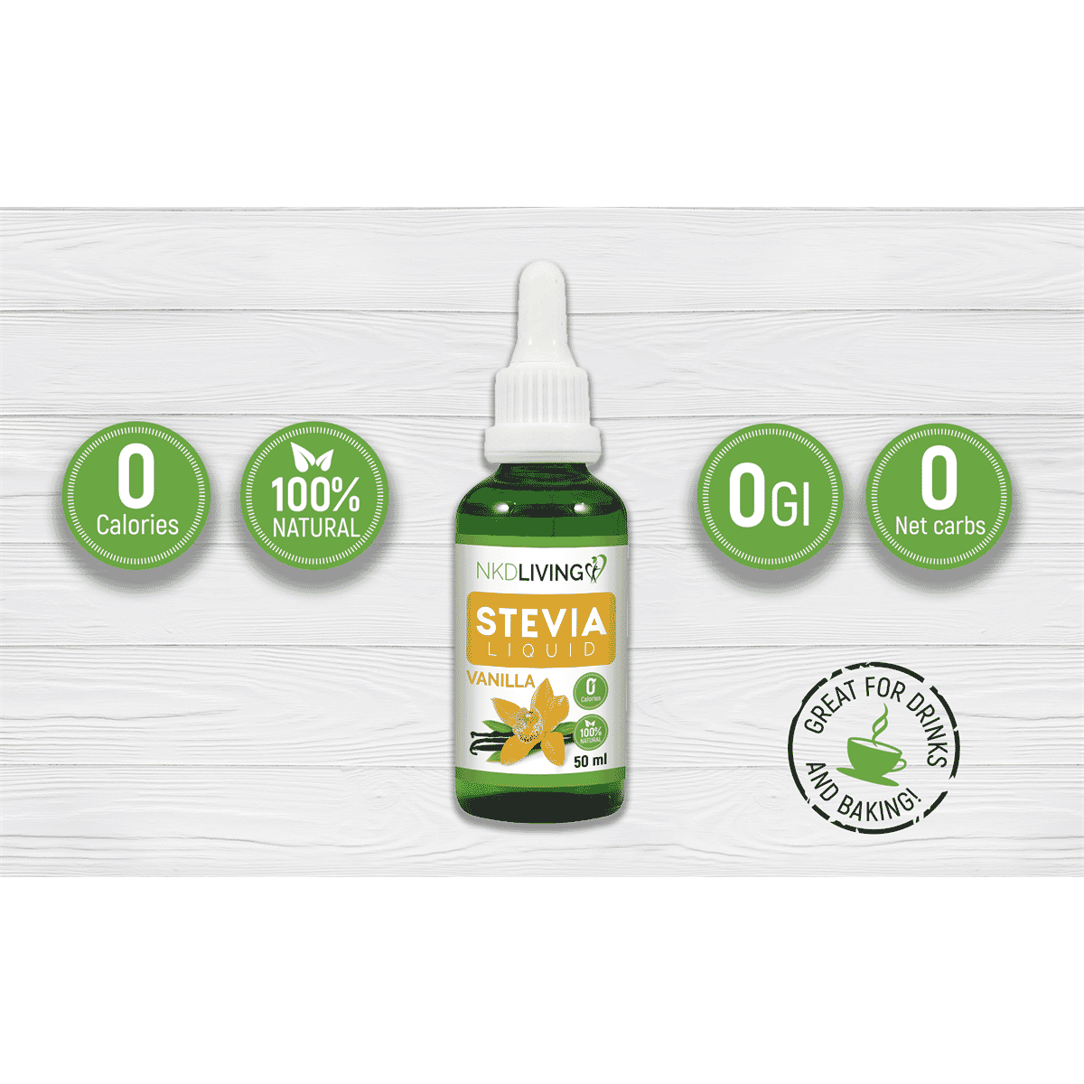 Stevia Liquid Vanilla 50ml