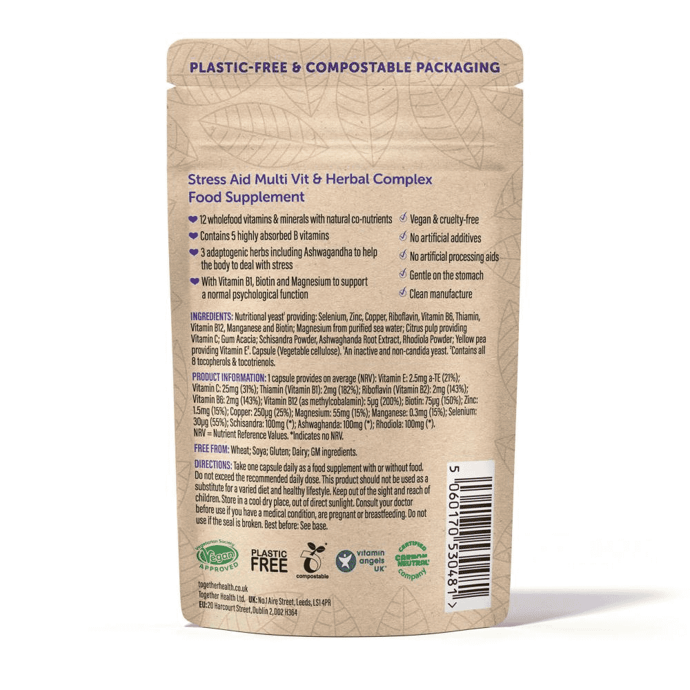 Stress Aid Wholefood Multivitamin 30s