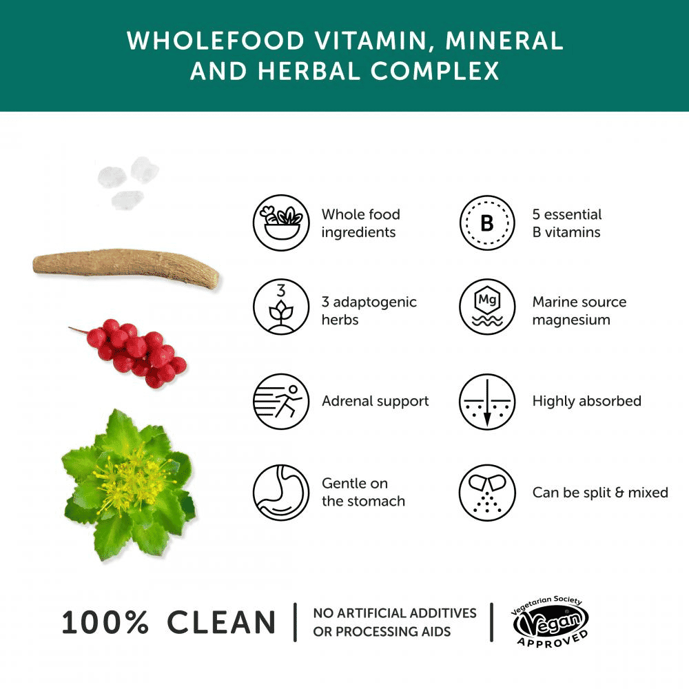 Stress Aid Wholefood Multivitamin 30s