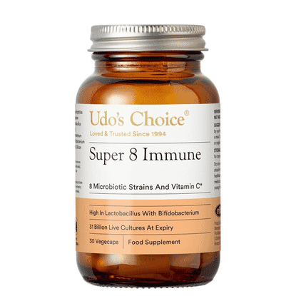 Super 8 Immune 8 Microbiotic Strains And Vitamin C 30s