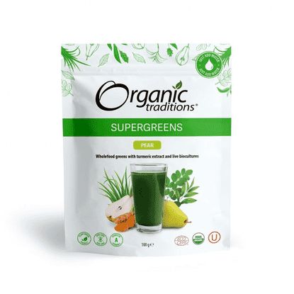 SuperGreens Pear 100g